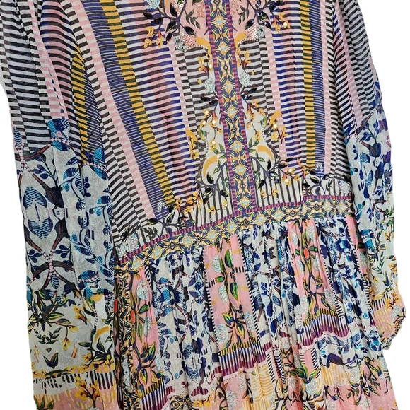 Bhanuni By Jyoti Anastasia Bohemian Floral Maxi Dress - Anthropologie - Picture 5 of 6